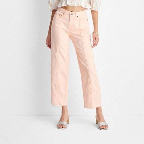 Women's Tie-Dye Mid Rise Straight Jeans | Future Collective | 16 - Picture 1 of 12